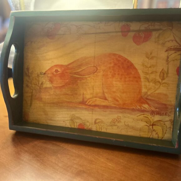 Vintage Rabbit Serving Tray - Picture 5 of 8